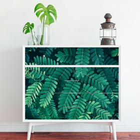Vinilos hojas para decorar muebles o armarios