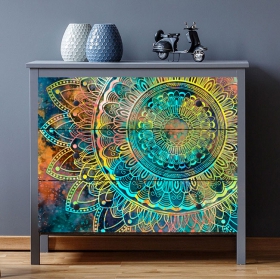 Vinilos decorativos mandalas para decorar muebles y armarios