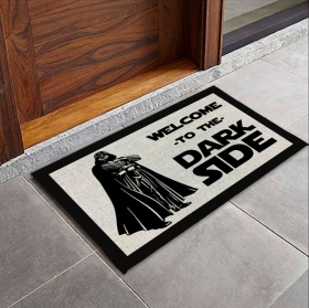 Alfombra o felpudo star wars welcome to the dark side