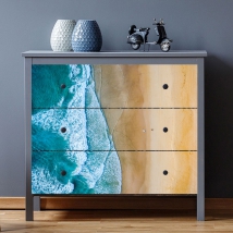 Vinilos para muebles o armarios orilla playa