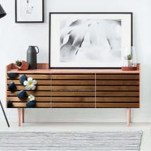 Vinilos para muebles o cajoneras piedras y flores zen