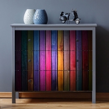 Vinilos para muebles o armarios madera de colores