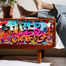 Vinilos grafiti para muebles o armarios