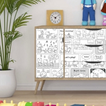 Vinilos hello kitty para muebles o armarios