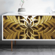 Vinilos para muebles o armarios fractal