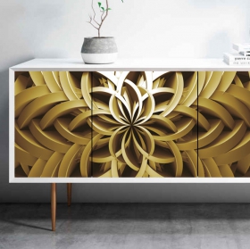 Vinilos para muebles o armarios fractal