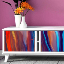 Vinilos para decorar muebles o armarios colores piedras