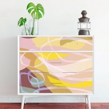 Vinilos ilustración para decorar muebles o armarios