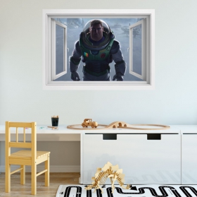 Vinilos disney lightyear ventana 3d