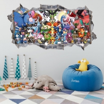 Vinilos pokémon volcanion 3d