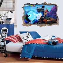 Vinilos fortnite dragon ball 3d