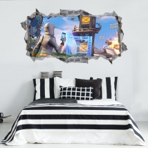 Vinilos adhesivos videojuegos fortnite 3d