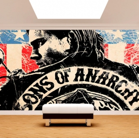 Papel pintado o fotomural hijos de la anarquía