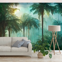 Papel pintado o fotomural selva o bosque