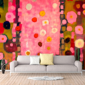 Papel pintado o fotomural textura pintura klimt óleo
