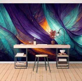 Papel pintado o fotomural texturas modernas coloridas telas