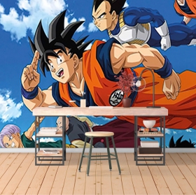Fotomural o papel pintado bola dragon goku