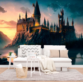 Fotomural o papel pintado castillo harry potter