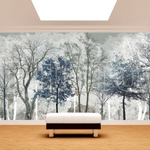 Fotomural o papel pintado imagen otoño efecto moderno horizontal