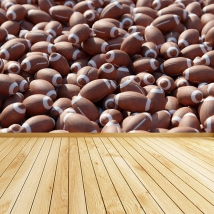 Fotomural o papel pintado patrón pelotas fútbol americano