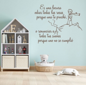 Vinilos decorativos frase el principito