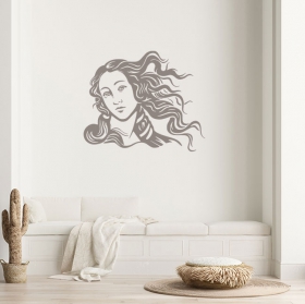 Vinilos decorativos rostro de venus sandro botticelli