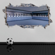 Vinilos 3d copas fútbol real madrid