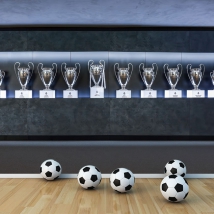 Fotomurales real madrid copas europa fútbol