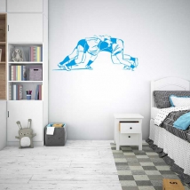 Vinilos decorativos de rugby scrum