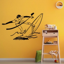 Vinilos adhesivos silueta surfista
