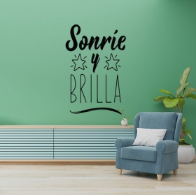 Vinilos adhesivos sonr&iacute;e y brilla