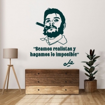 Seamos realistas y hagamos lo imposible - Vinilos decorativos citas y frases  célebres