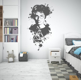 Vinilos adhesivos harry potter símbolo reliquias