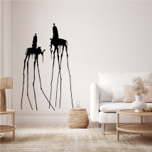 Vinilos adhesivos obra los elefantes de dalí