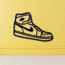 Vinilos adhesivos silueta zapatilla air jordán