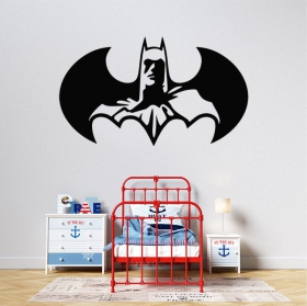 Vinilos adhesivos símbolo y rostro batman