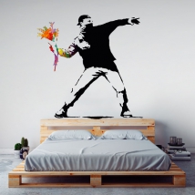 Vinilos decorativos grafiti banksy