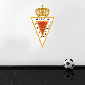 Vinilos y pegatinas fútbol escudo real murcia