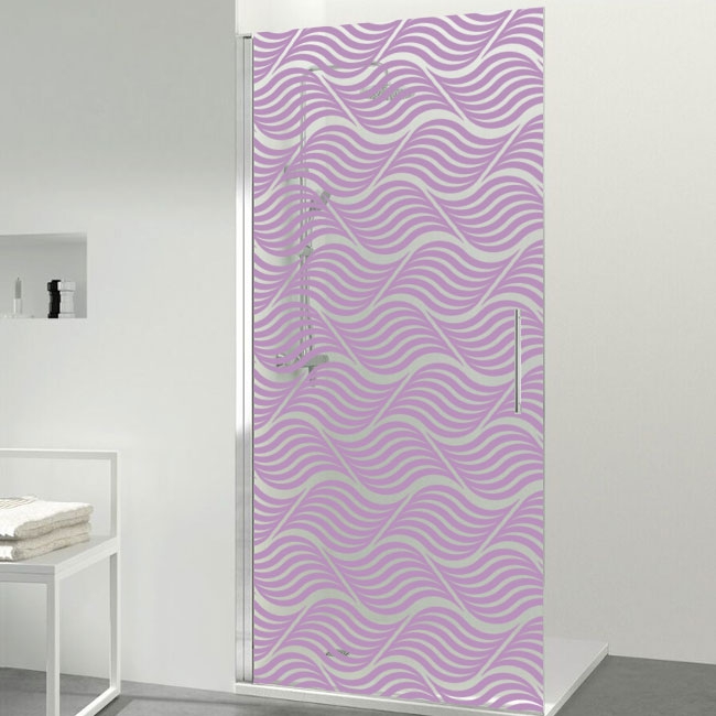 Vinilos mamparas formas geom&eacute;tricas