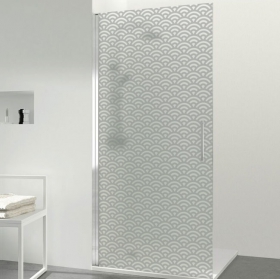 Vinilos mamparas patr&oacute;n de c&iacute;rculos