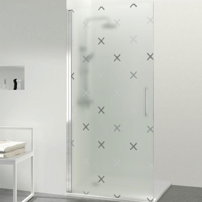 Vinilos para mamparas cruces ba&ntilde;os