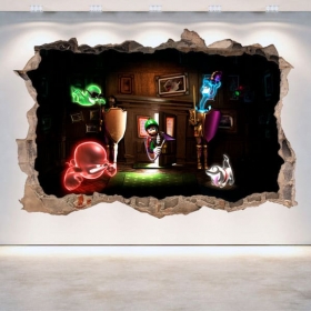 Vinilos Y Pegatinas Luigi's Mansion Dark Moon