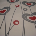 Foto Vinilo Decorativo Flores del Corazón